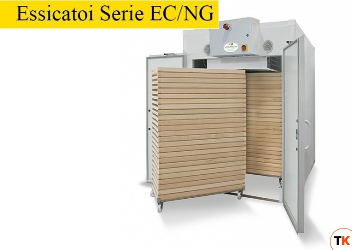 ШКАФ СУШИЛЬНЫЙ LA MONFERRINA EC200/NG С ВОСЬМЬЮ ТЕЛЕЖКАМИ И 200 ПОДДОНАМИ - LA MONFERRINA. - 208300