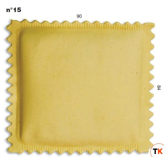 ШТАМП Д/РАВИОЛИ ДЛЯ НАСАДКИ LA MONFERRINA MULTIPASTA БОЛЬШОЙ КВАДРАТ 90Х84 ММ 15 - LA MONFERRINA. - 206878