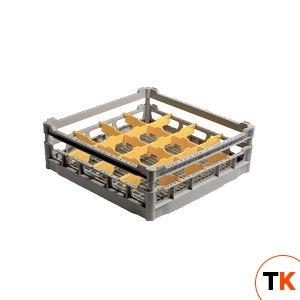 КАССЕТА ДЛЯ СТАКАНОВ С РАЗДЕЛИТЕЛЯМИ  50Х50 СМ APACH CHEF LINE L780089 - Apach Chef Line - 194746