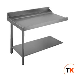 СТОЛ ДЛЯ ЧИСТОЙ ПОСУДЫ 1200 ММ ЛЕВЫЙ APACH CHEF LINE L80203 - Apach Chef Line - 194690