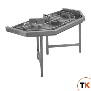 СТОЛ УГЛОВОЙ 1400 ММ ЛЕВЫЙ APACH CHEF LINE L75660SX - Apach Chef Line - 194734