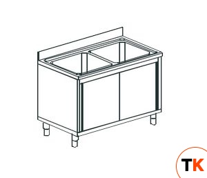 ВАННА КОТЛОМОЕЧНАЯ APACH CHEF LINE L2P187-85SD - Apach Chef Line - 195148