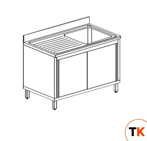 ВАННА МОЕЧНАЯ APACH CHEF LINE LS157-65LWSD - Apach Chef Line - 195181
