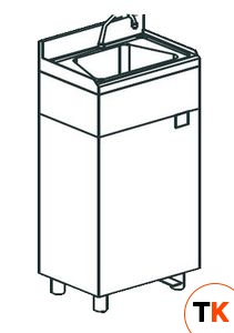 РУКОМОЙНИК БЕДРЕННЫЙ APACH CHEF LINE LHB55HD - Apach Chef Line - 195208