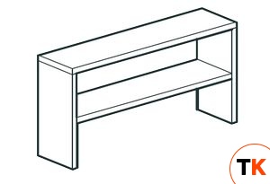 ПОЛКА НАСТОЛЬНАЯ ЗАКРЫТАЯ APACH CHEF LINE LOSC35160T2CS - Apach Chef Line - 195261