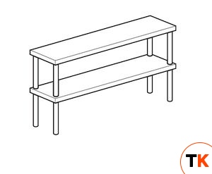 ПОЛКА НАСТОЛЬНАЯ ОТКРЫТАЯ APACH CHEF LINE LOSO3521T2 - Apach Chef Line - 195236