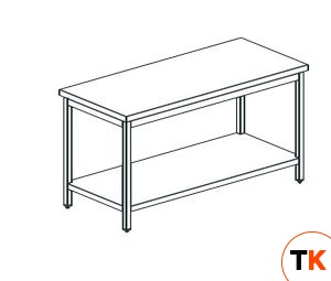 СТОЛ ПРОИЗВОДСТВЕННЫЙ APACH CHEF LINE LWT619SH - Apach Chef Line - 195648