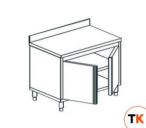 СТОЛ ПРОИЗВОДСТВЕННЫЙ ЗАКРЫТЫЙ APACH CHEF LINE LWC68SH2HDU - Apach Chef Line - 196019