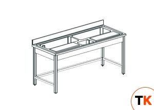 СТОЛ РАЗДЕЛОЧНЫЙ ДЛЯ РЫБЫ APACH CHEF LINE LTPF177S2 - Apach Chef Line - 196402