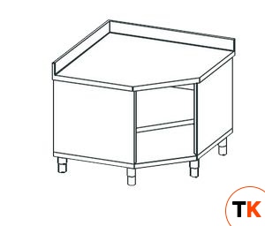 СТОЛ УГЛОВОЙ ОТКРЫТЫЙ APACH CHEF LINE LWT710SH2U - Apach Chef Line - 196384