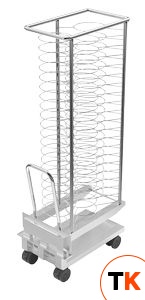 ТЕЛЕЖКА ВКАТНАЯ ДЛЯ ПАРОКОНВЕКТОМАТА APACH CHEF LINE LNKS201 - Apach Chef Line - 196659