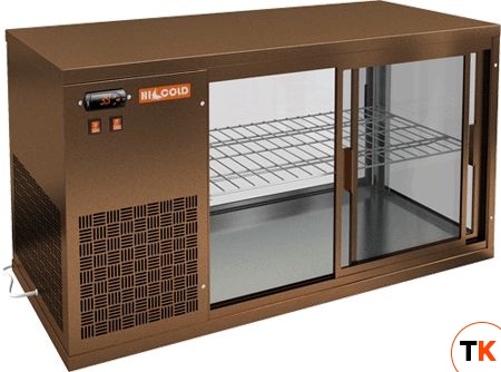 ВИТРИНА HICOLD VRL 1100 L BRONZE - Hicold - 207436