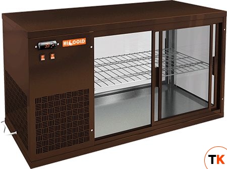 ВИТРИНА HICOLD VRL 1100 L BROWN - Hicold - 207437