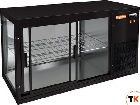 ВИТРИНА HICOLD VRL 1300 R BLACK - Hicold - 207460