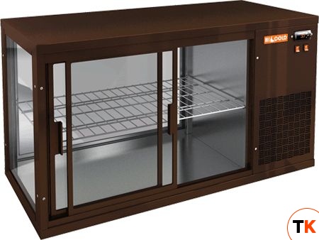 ВИТРИНА HICOLD VRL 1300 R BROWN - Hicold - 207462