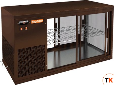 ВИТРИНА HICOLD VRL T 1100 L BROWN - Hicold - 207476