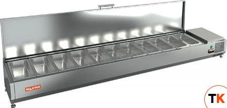 ВИТРИНА VRTU 1970 Д/СТОЛА HICOLD PZE3 - Hicold - 207499