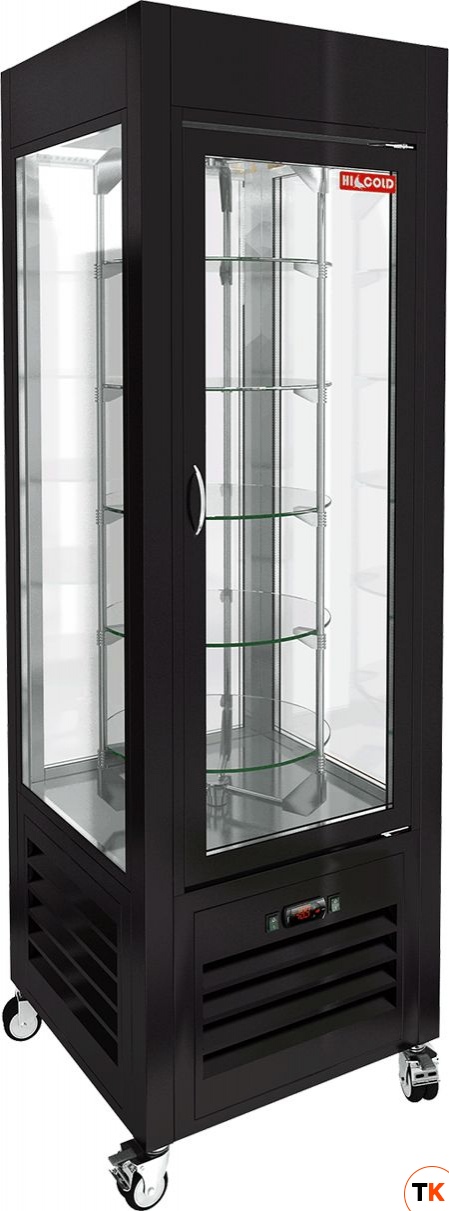 ВИТРИНА КОНДИТ/ВЕРТИКАЛЬНАЯ HICOLD VRC 350 R BLACK - Hicold - 205341