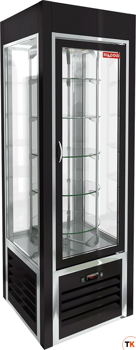 ВИТРИНА КОНДИТ/ВЕРТИКАЛЬНАЯ HICOLD VRC 350 R Sh BLACK FR - Hicold - 207509