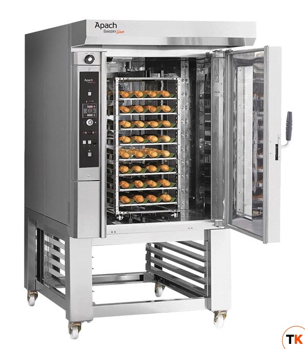 ПЕЧЬ МИНИРОТАЦИОННАЯ ЭЛЕКТРИЧЕСКАЯ С ПОДСТАВКОЙ С НАПРАВЛЯЮЩИМИ APACH BAKERY LINE C46ES EMPTA - Apach Bakery Line - 206546
