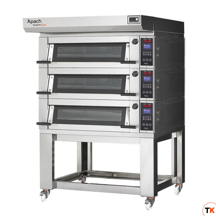 ПЕЧЬ ПОДОВАЯ С ПОДСТАВКОЙ БЕЗ НАПРАВЛЯЮЩИХ APACH BAKERY LINE E2K2L EMP - Apach Bakery Line - 206567