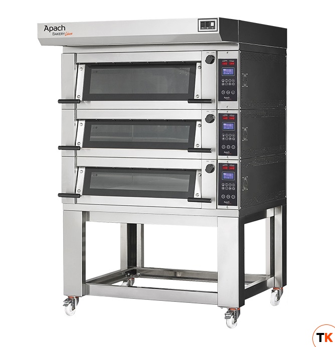 ПЕЧЬ ПОДОВАЯ С ПОДСТАВКОЙ БЕЗ НАПРАВЛЯЮЩИХ APACH BAKERY LINE E2K4L DP - Apach Bakery Line - 206566