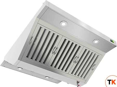 ЗОНТ ВЫТЯЖ. ОСТРОВНОЙ ЗВООК-14,512 - Hicold - 153047