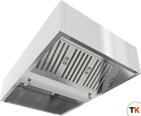 ЗОНТ ВЫТЯЖ.ОСТРОВНОЙ ЗКВОО-1120 КОРОБЧАТЫЙ - Hicold - 163771