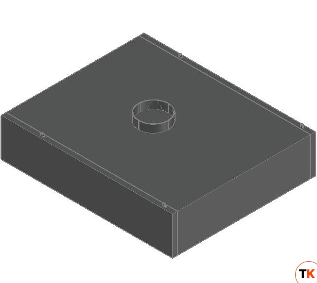 ЗОНТ ВЫТЯЖ.ОСТРОВНОЙ ЗКВООС-1518 КОРОБ./ПОДСВ. - Hicold - 206236