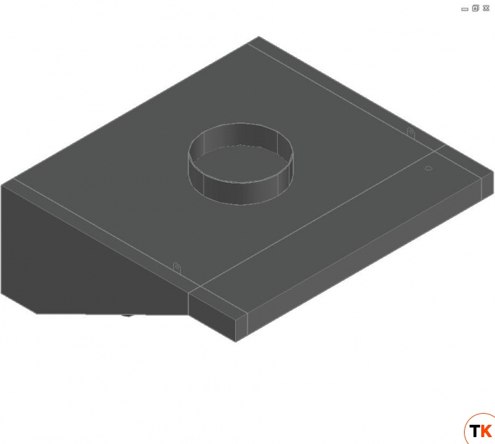 ЗОНТ ВЫТЯЖ.ПРИСТЕННЫЙ ЗВПОСК-1110 - Hicold - 203859