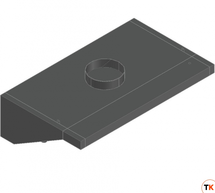 ЗОНТ ВЫТЯЖ.ПРИСТЕННЫЙ ЗВПОСК-1509 - Hicold - 208236