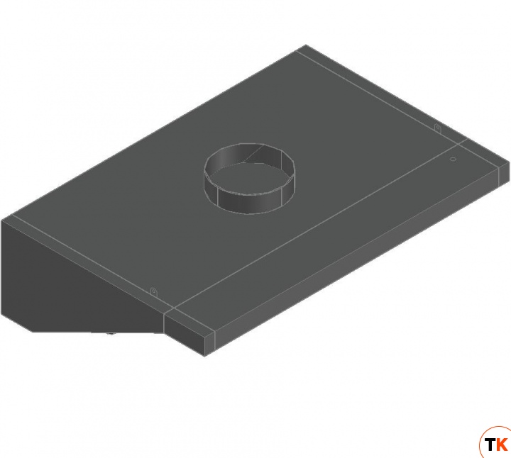 ЗОНТ ВЫТЯЖ.ПРИСТЕННЫЙ ЗВПОСК-1510 - Hicold - 208044