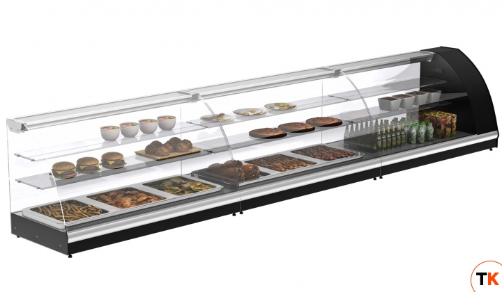 ВИТРИНА ТЕПЛОВАЯ A57 SH 1,2-1 (ВТ-1,2 АРГО XL) - Полюс - 211402