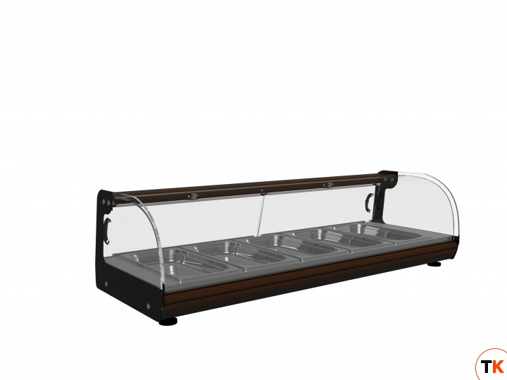 ВИТРИНА ТЕПЛОВАЯ ДЕМОНСТРАЦИОННАЯ A37 SH 1,0-1 (ВТ-1,0 CARBOMA) - Полюс - 211639