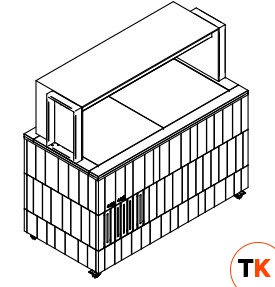 СТОЛ ШВЕД.ТЕПЛО/КЕРАМ ENOFRIGO DOGE SERVITO QPC 1400 - Enofrigo - 179466