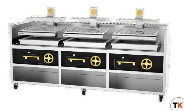 ГРИЛЬ ОТКРЫТЫЙ JOSPER BASQUE PVJ-076-3 - JOSPER - 213447