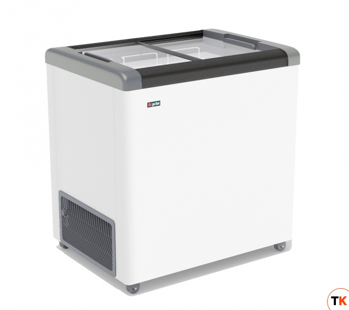 ЛАРЬ МОРОЗИЛЬНЫЙ GELLAR FG 250 С ПРЯМОЕ СТЕКЛО СЕРЫЙ - Frostor - 182862