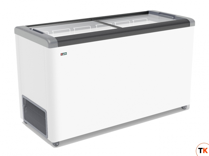 ЛАРЬ МОРОЗИЛЬНЫЙ GELLAR FG 500 С ПРЯМОЕ СТЕКЛО СЕРЫЙ - Frostor - 181259