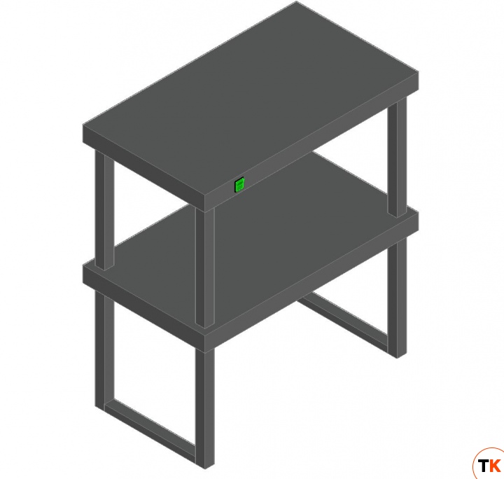 ПОЛКА ТЕПЛОВАЯ ДВУХЪЯРУСНАЯ HICOLD TP2K-7/4 - Hicold - 216877