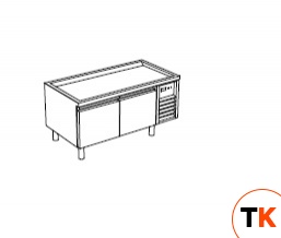 БАЗА ХОЛОДИЛЬНАЯ APACH CHEF LINE SLBR711 - Apach Chef Line - 218040