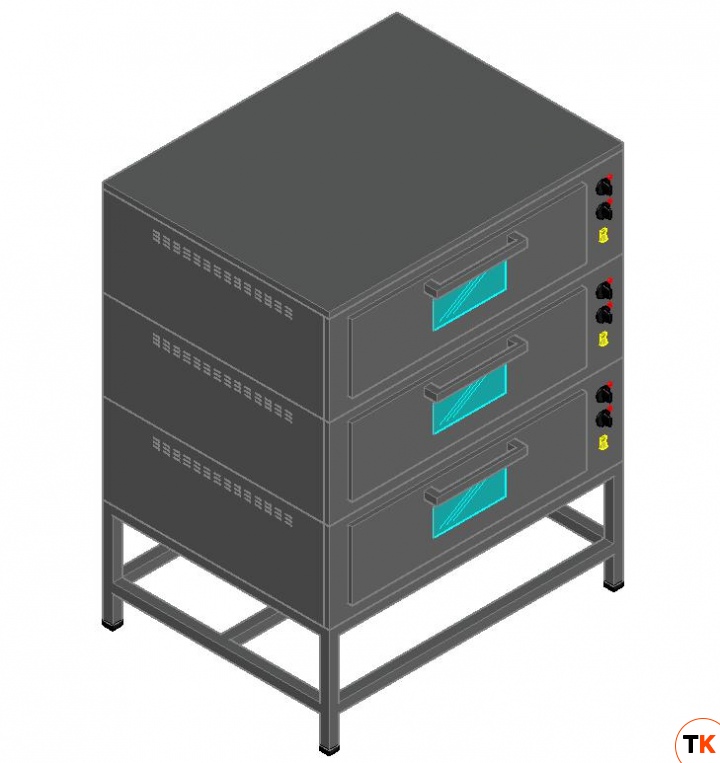 ШКАФ ПЕКАРСКИЙ ПОДОВЫЙ ЭШП-3-01 21000801142 - Чувашторгтехника - 219362