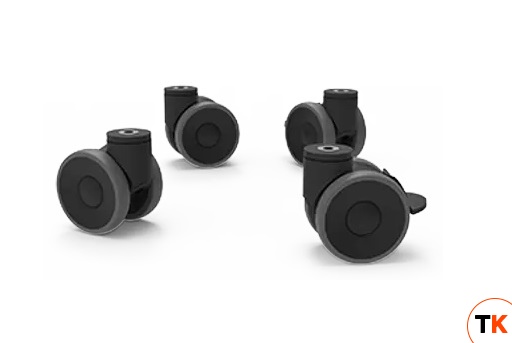 КОМПЛЕКТ КОЛЕС СО СТОПОРАМИ UNOX XUC012 - Unox - 350639