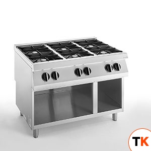 ПЛИТА ГАЗОВАЯ 6 КОНФОРОЧН. 900 СЕРИИ APACH CHEF LINE SLRRG129CS - Apach Chef Line - 350960