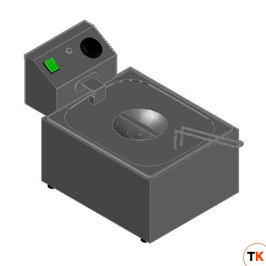 ФРИТЮРНИЦА НАСТОЛЬНАЯ ЭФК-30-1/2Н 21000801240 - Чувашторгтехника - 351587