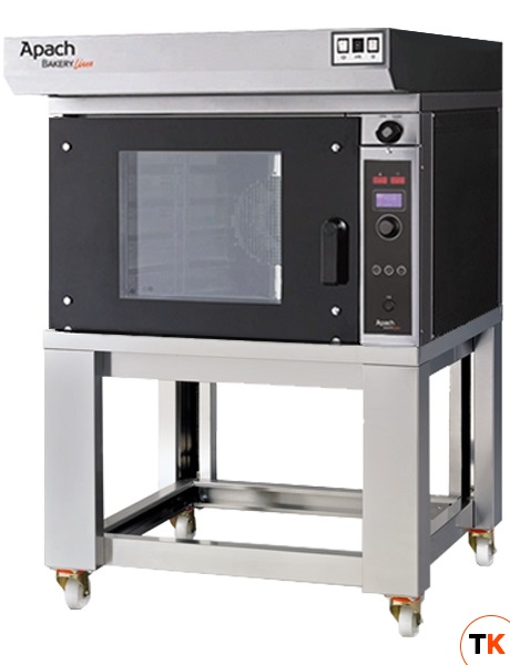 ПЕЧЬ КОНВЕКЦИОННАЯ С ПОДСТАВКОЙ БЕЗ НАПРАВЛЯЮЩИХ APACH BAKERY LINE K5TL MDP - Apach Bakery Line - 351668