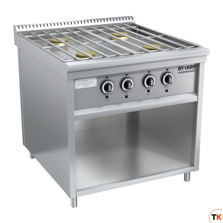ПЛИТА ГАЗОВАЯ ВУЛКАН-HEIDEBRENNER ПРГ-IIА-4М STANDART СЕРИЯ 900,АРТ.822409 - ВУЛКАН - 352225