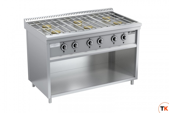 ПЛИТА ГАЗОВАЯ ВУЛКАН-HEIDEBRENNER ПРГ-IIА-6М STANDART серия 700, АРТ. 82310 - ВУЛКАН - 352227