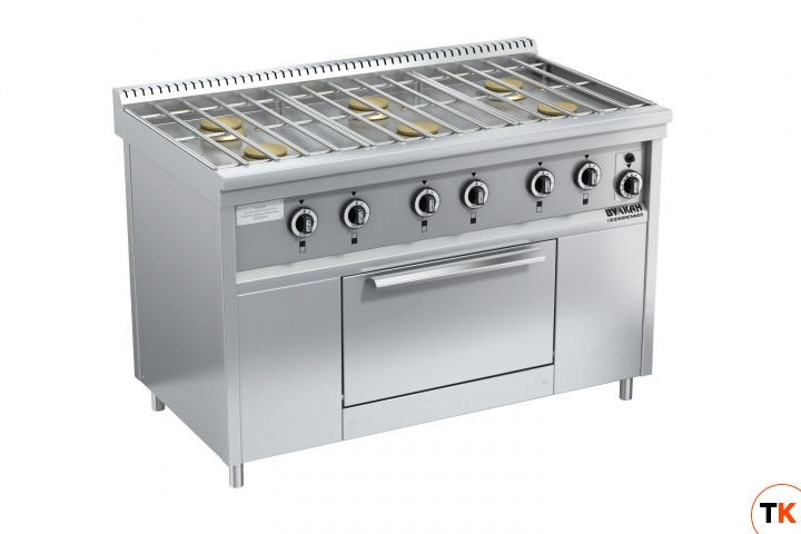 ПЛИТА ГАЗОВАЯ ВУЛКАН-HEIDEBRENNER ПРГ-IIА-6М ДШ STANDART серия 700, АРТ. 82313 - ВУЛКАН - 352228