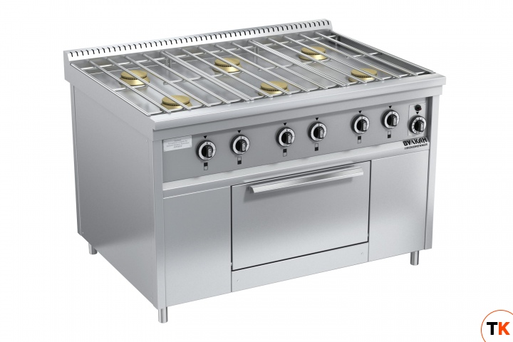 ПЛИТА ГАЗОВАЯ ВУЛКАН-HEIDEBRENNER ПРГ-IIА-6M ДШ STANDART серия 900, АРТ. 823139 - ВУЛКАН - 352230