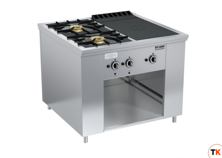 ПЛИТА ГАЗОВАЯ ВУЛКАН-HEIDEBRENNER ПРГ-IIА-4-1 MAXI АРТ. 8222 - ВУЛКАН - 352306